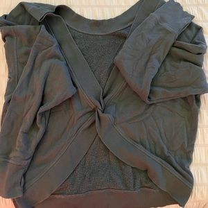 Aerie twist back sweatshirt